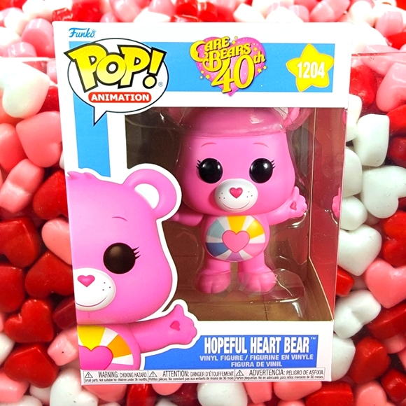 Hopeful heart bear funko # 1204 (nib)Brand new care bears hopeful heart bear